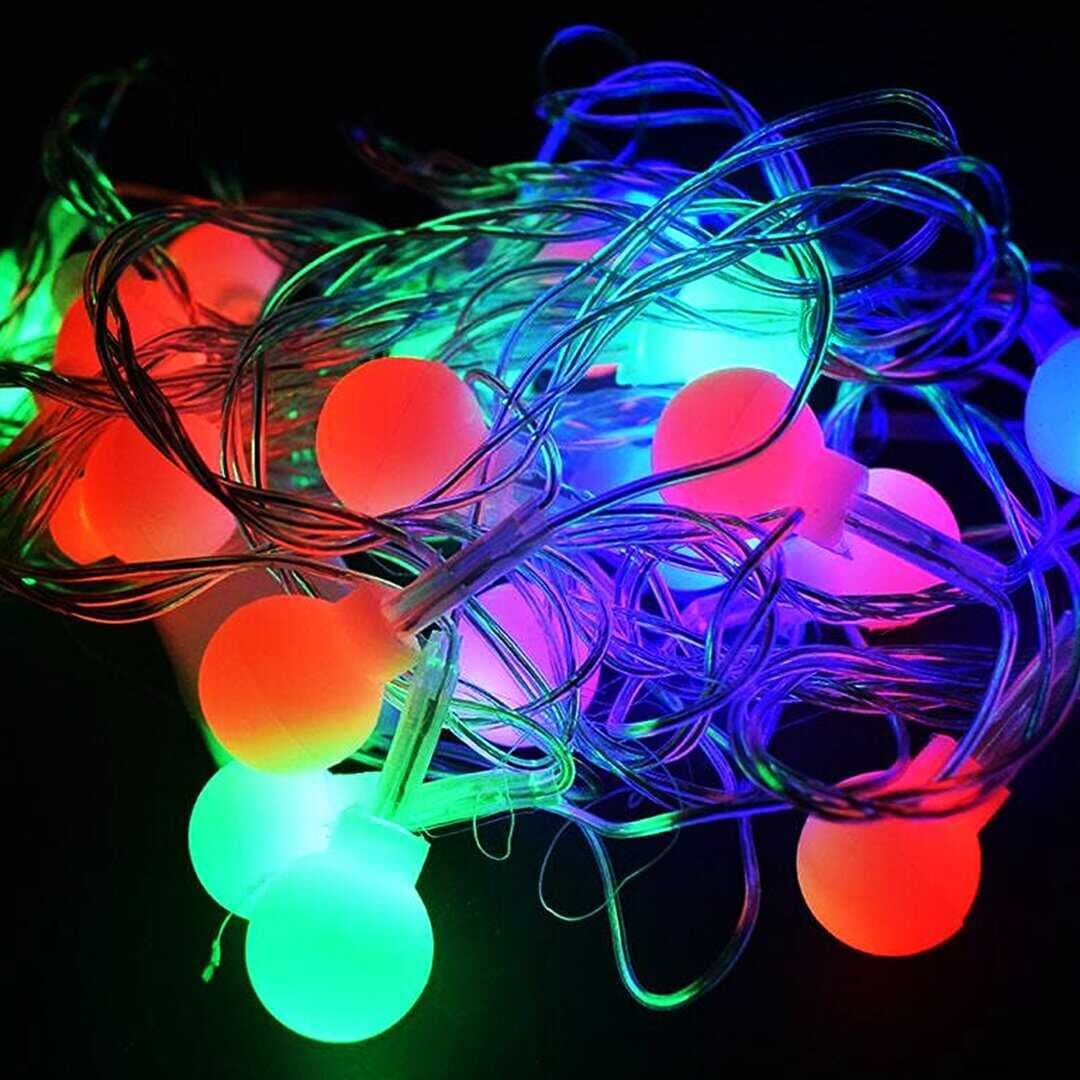 GÜN IŞIĞI - TOP 3MT PİLLİ 2 FONKSİYONLU PERİ LED - DEKOR LAMBA (5430)