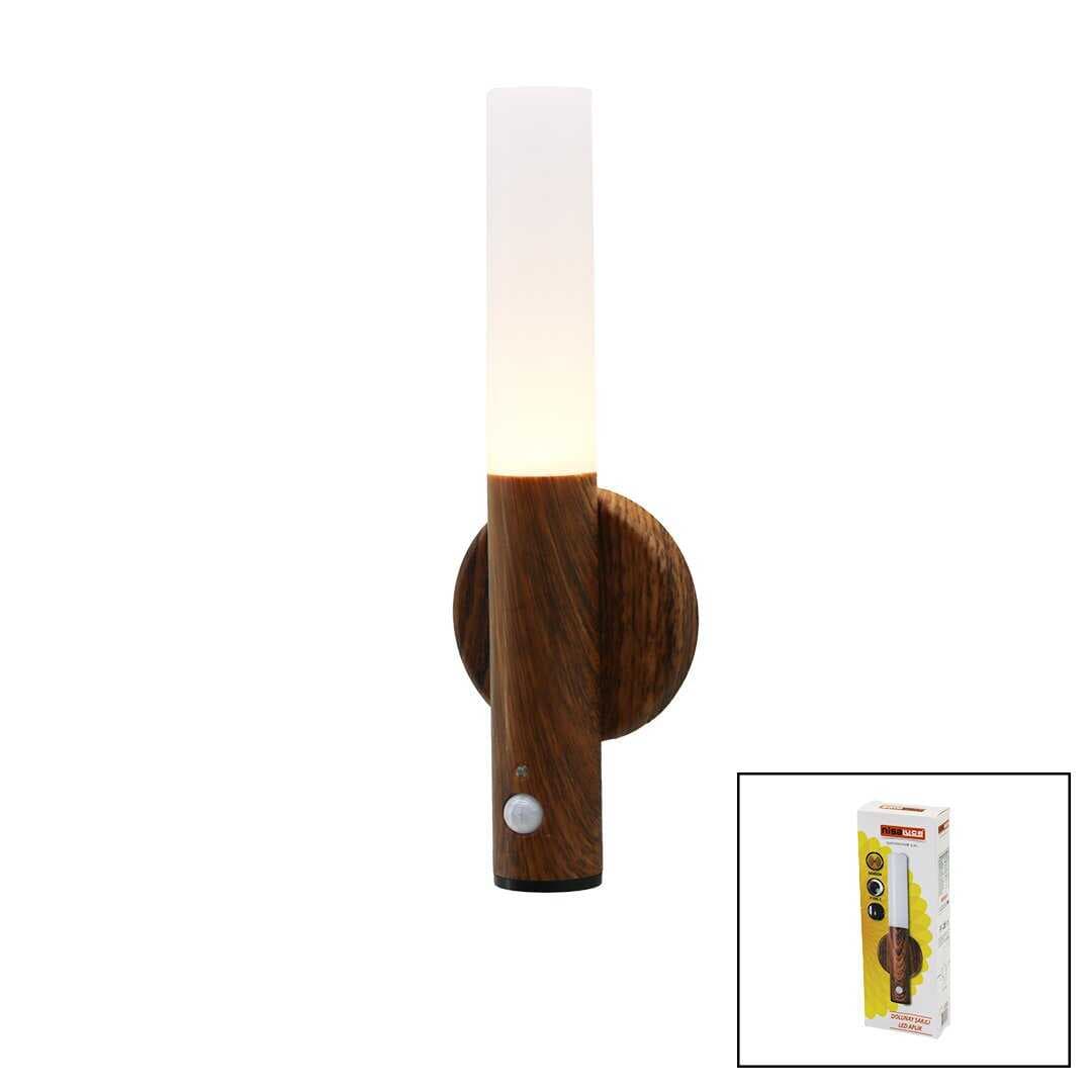 NİSALUCE EAMP-098/1 SENSÖRLÜ=1--3MT TYPE-C ŞARJLI GÜNIŞIĞI LED DOLUNAY LED APLİK LAMBA 1W (5430)