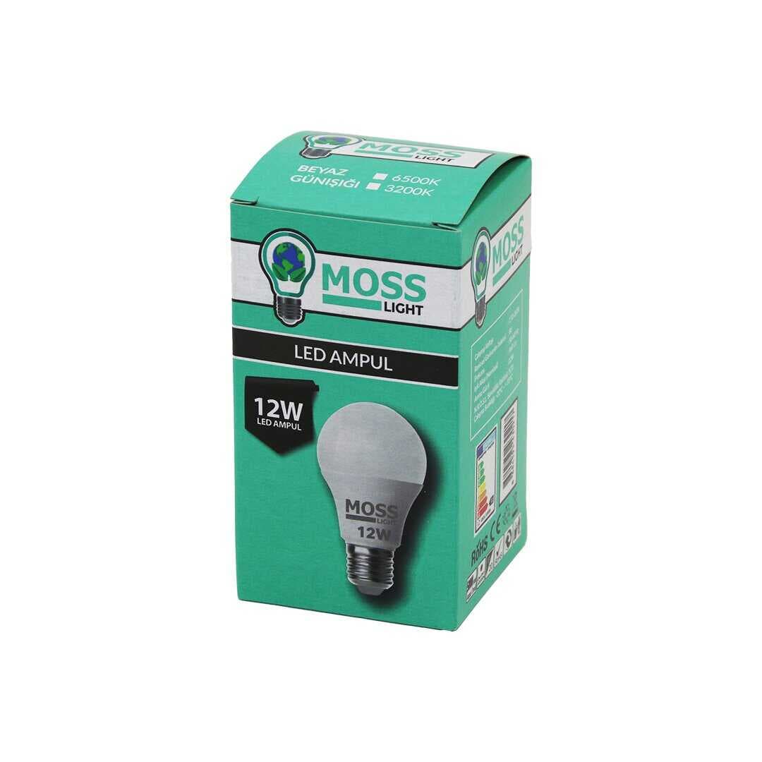 MOSS LIGHT  12W   BEYAZ  LED AMPUL  E27   960Lm   6500K (5430)