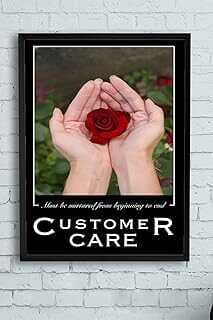 (10600) Customer Care Motivasyo Çerçeveli Tablo (30 X 40cm)