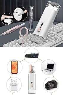 Mobee 7'si 1 Arada Çok Foksiyolu Bilgisayar Klavye Temizleyici Fırça Kiti Kulaklık Temizleme Seti