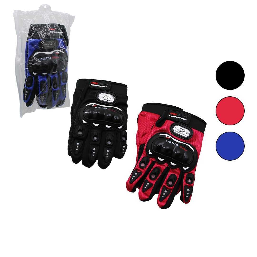 MOTORCU KORUYUCU ELDİVEN RENKLİ - STANDART TEK BOY (5430)