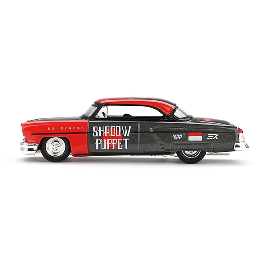 Nessiworld Mini GT 1/64 Lincoln Capri Hot Rod 1954 "Shadow Puppet" MINI GT x MIZU Diecast