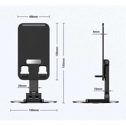 Katlanabilir Telefon Tutucu Stand Yuvarlak Tabanlı CM-074