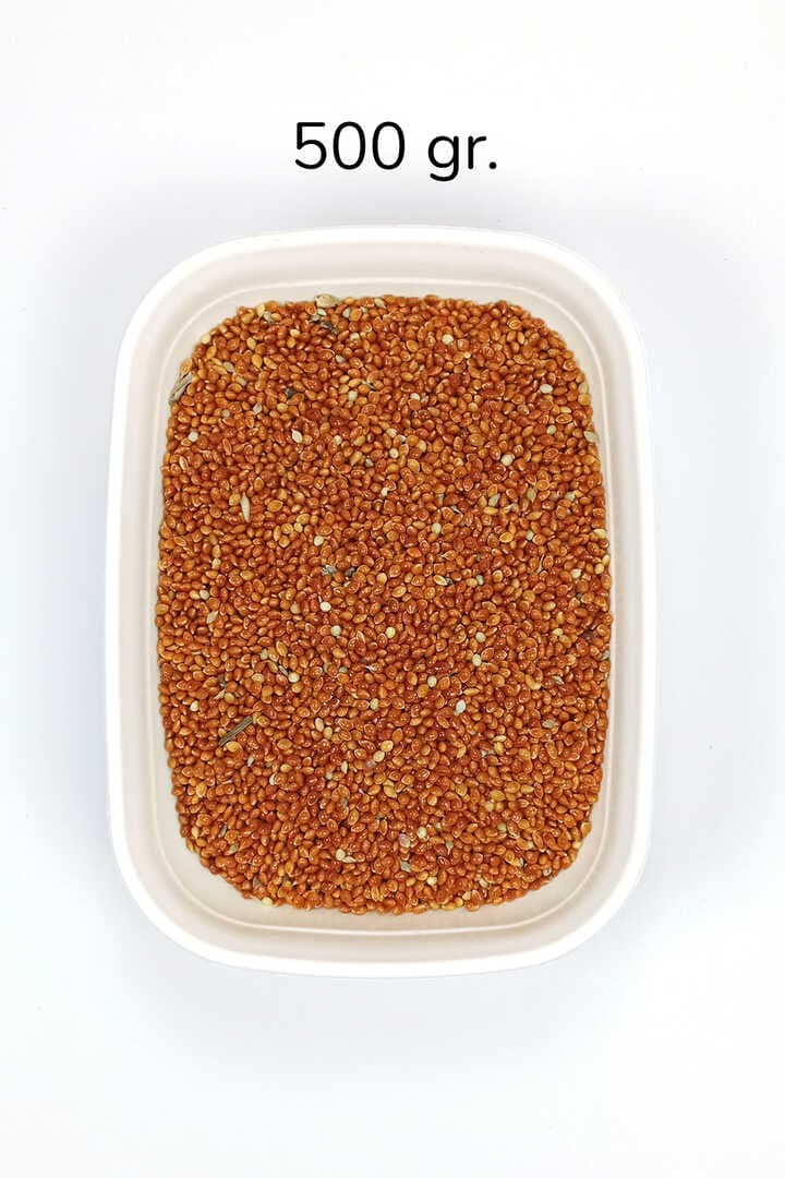 Kırmızı Darı Sade Tozsuz Doğal Taze Kuş Yemi - 500 gr