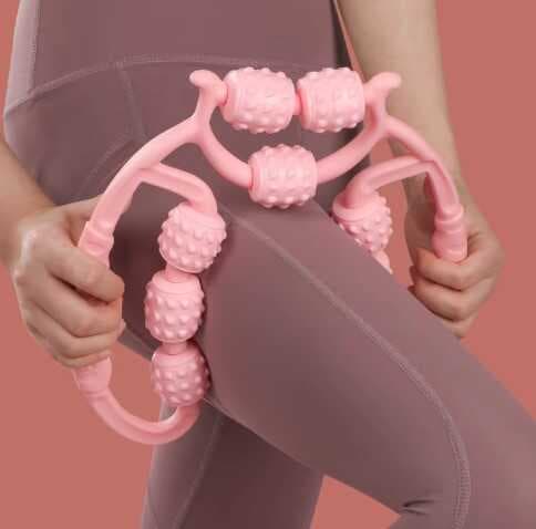 Selülit Masaj Aleti 9 Tekerlekli Lenf Drenaj Rulosu