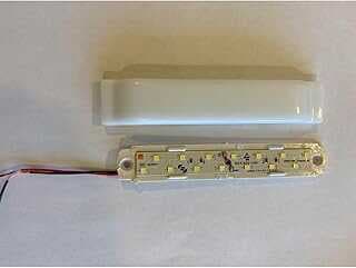 UİKOM 50'li Paket 24v Dekoratif Tete Led Aydılatma Armatür - Düz Taba - 15cm Beyaz (6500K)