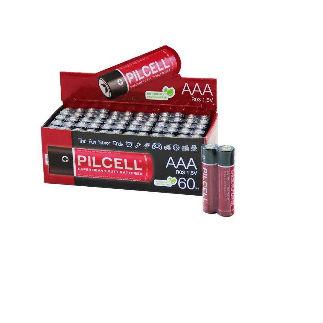 PİLCELL  İNCE  PİL   AAA - 1.5W - R03   60PCS (4767)