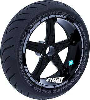 Çıar Extreme Moto GP Stili Jat Şeridi Sticker Reflektif, Floresa, Özel Rekler Taş Grisi