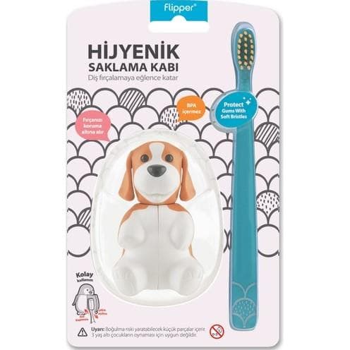 Flipper Hijyenik Saklama Kabı SETİ - Köpek