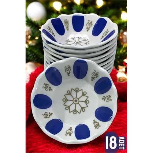 Turk Melamin Çay Tabağı 18 Adet Geleneksel Türk Çay Bardağı Altlığı