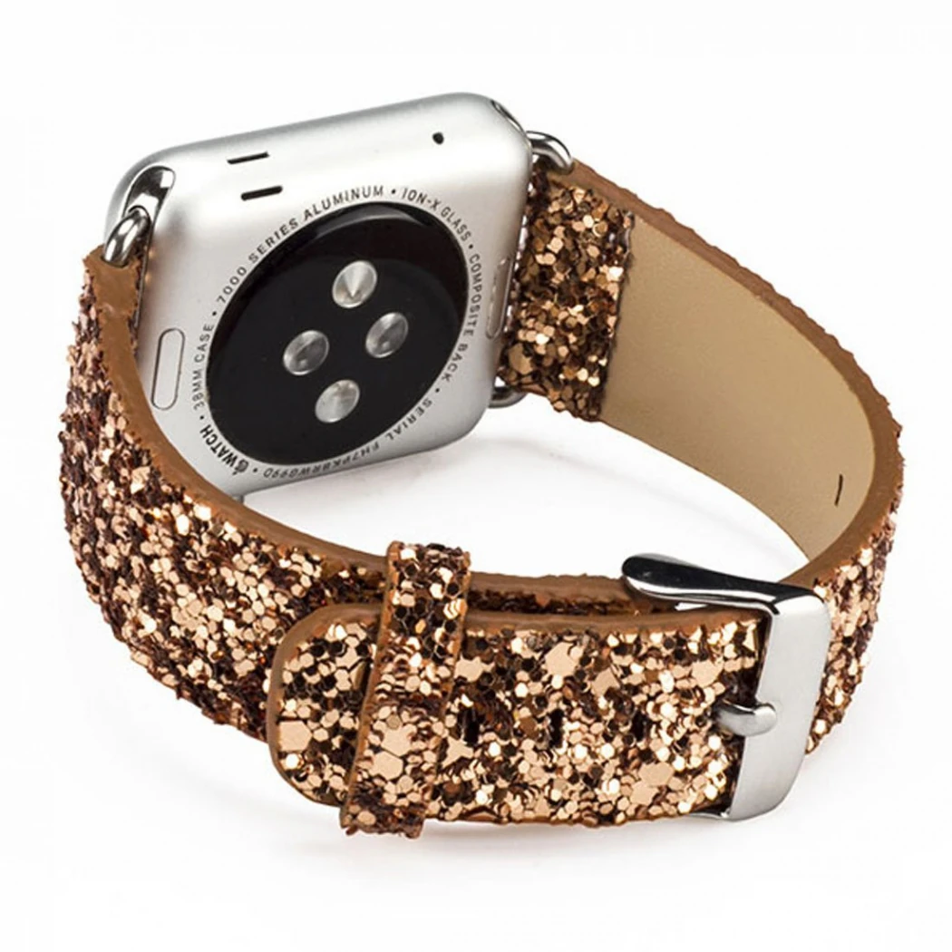 Ally Apple Watch 7-8 45mm 6-5-4 44mm Kordon Kayış Deri Sim İşlemeli 3-2-1 42mm-(5775)