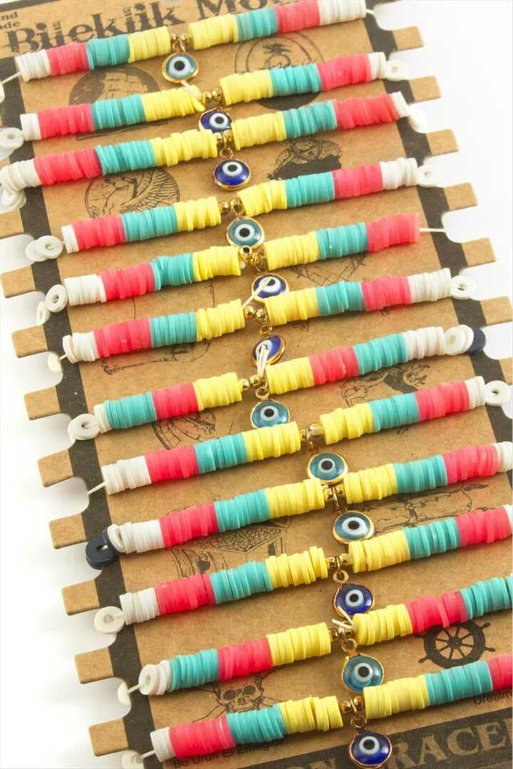 Nazar Fimo Boncuk Bileklik