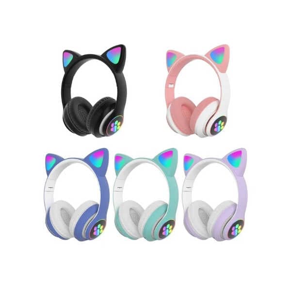 Kedi Figürlü Bluetooth Kulaklık