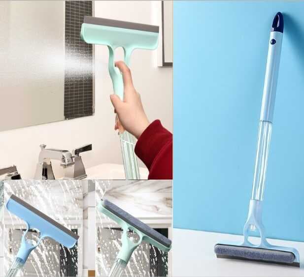 4 in 1 Spreyli Çek Çekli Camsil ve Fırça Aparatı (5430)