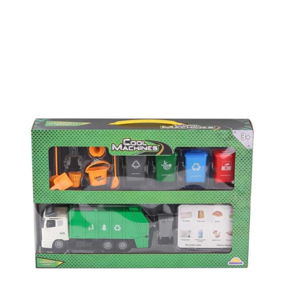 Nessiworld 4514 SUN-RST-CLM-OYUN SET  YEŞİL ÇÖP KAMYONU