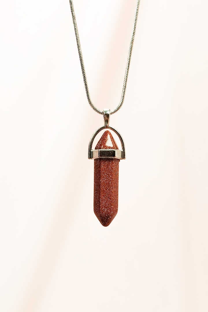 Yıldız Taşı Doğal Taşı Zincirli El Yapımı Tasarımlı Kolye Uç: 3,5 cm Zincir: 20 cm Kutulu