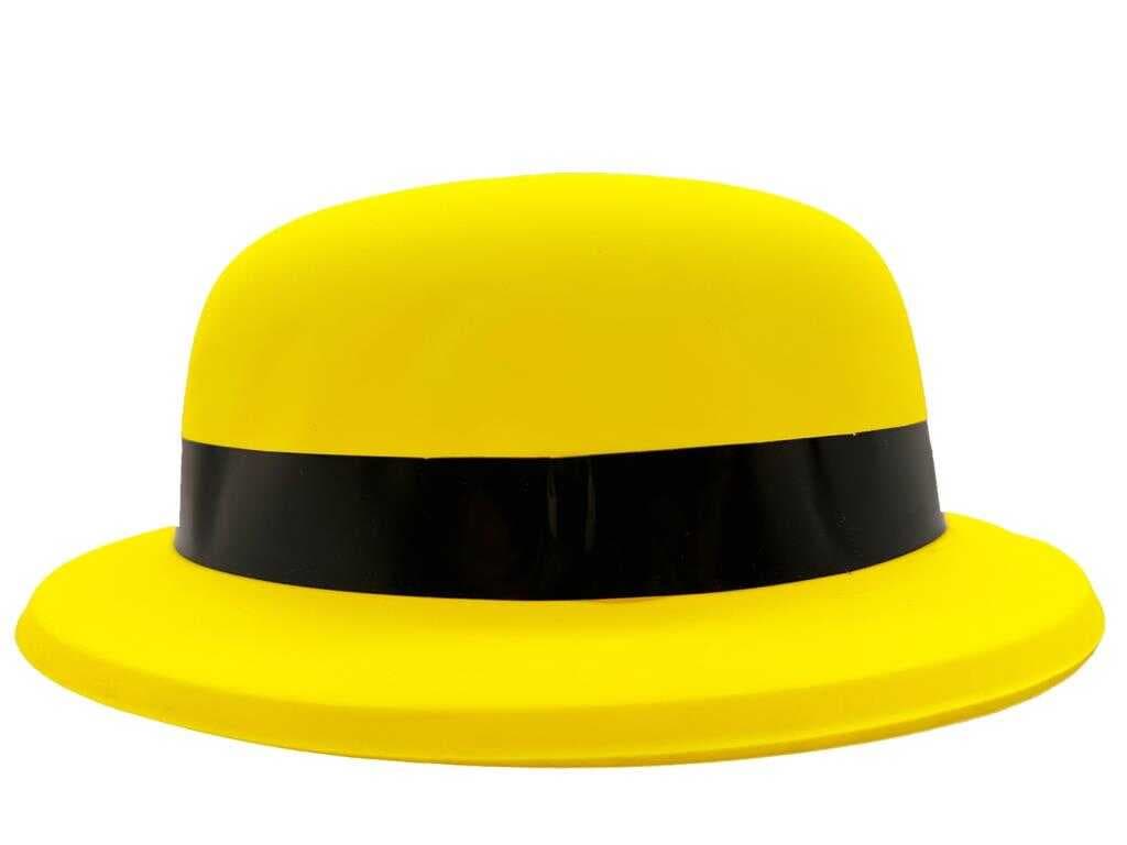 Nessiworld Neon Partisi Sarı Renk Melon Plastik Parti Şapkası