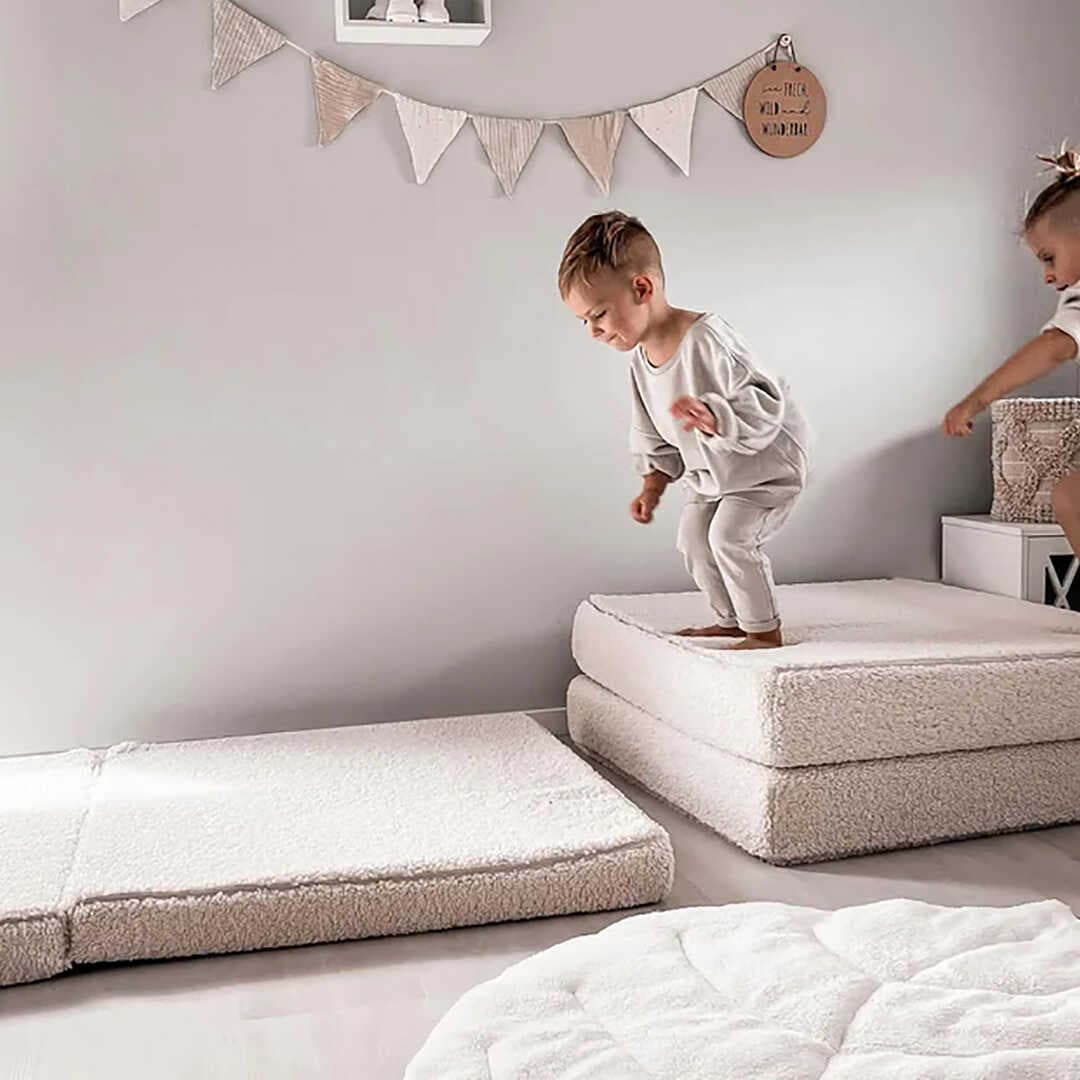 FUNZY Mini Funzy Oyun Parkuru çocuk Kanepesi seti Modüler, Yaratıcı, Yer Tasarruflu & Oeko Teks 100