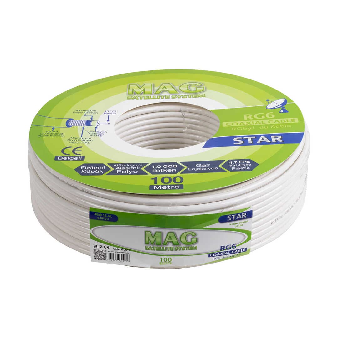 RG6/U4 48 TEL ANTEN KABLOSU (100 METRE) (4767)