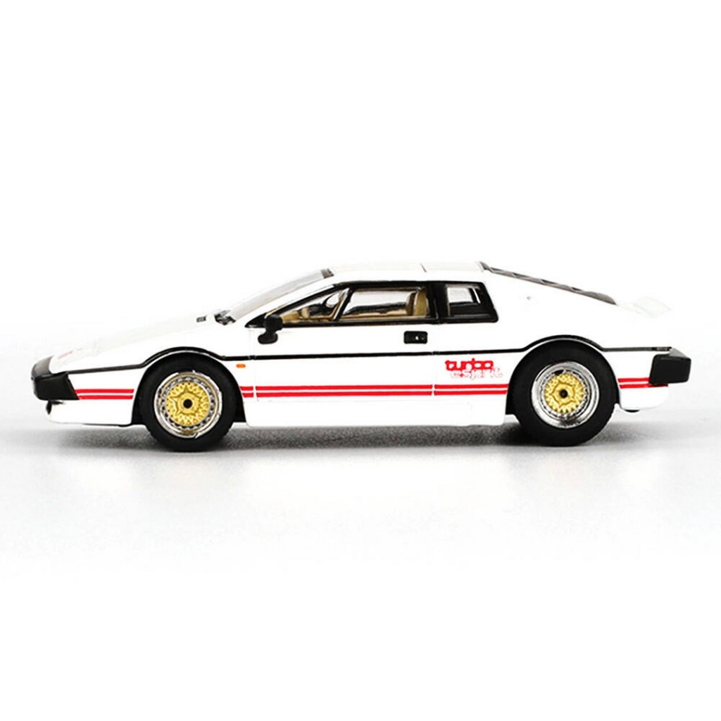 Mini GT 1/64 Lotus Esprit Turbo White "For Your Eyes Only" Blister Paket