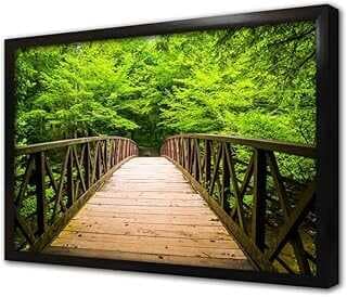 Deriliğe Gide Köprü Çerçeveli Cam Tablo 20x30 cm CA20982