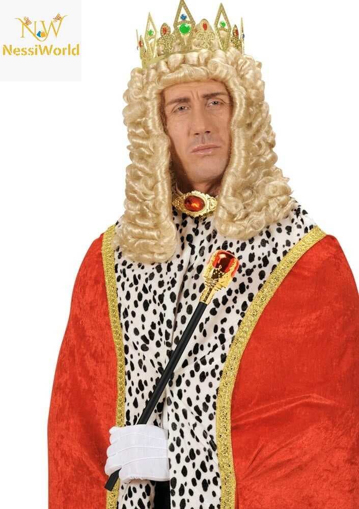 Kırmızı Topuzlu Kral Asası Kraliyet Asası 40 cm