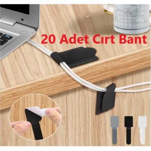 20 Adet Kendinden Yapışkanlı Cırt Cırtlı Bant (5430)