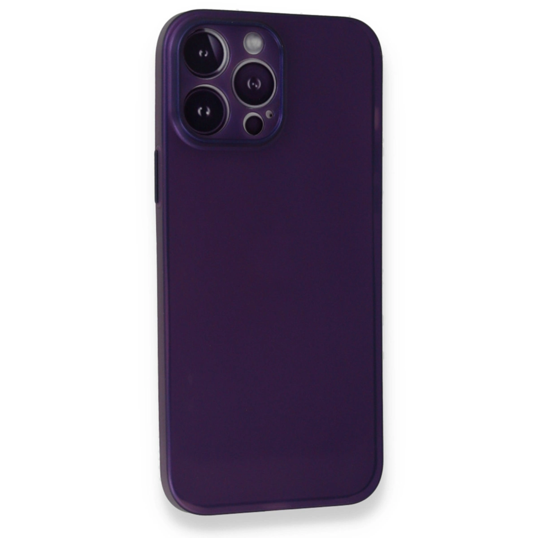 Apple İphone 14 Pro Max Kılıf Pp Ultra İnce Kapak - Mor