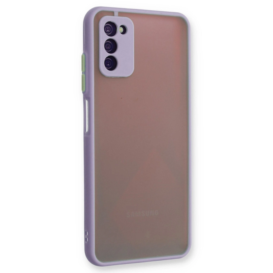 Samsung Galaxy A03s Kılıf Montreal Silikon Kapak - Mor