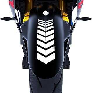 Çıar Extreme 2 Adet Sport Motosiklet Çamurluk Süt Beyaz Kask Sticker