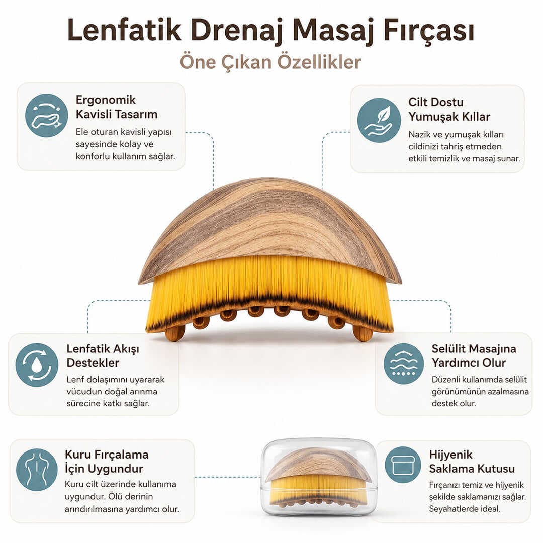 KUTULU LENF DRENAJ YÜZ BOYUN MASAJ - ÇOK AMAÇLI FIRÇA LEOPAR DESENLİ (5430)