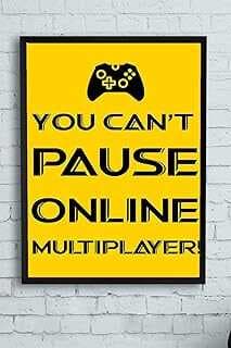 (21515) Tasarım Gamer Oyu Çerçeveli Tablo (50x70cm)