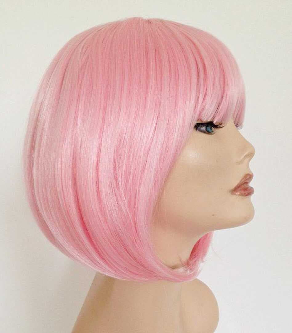 Küt Peruk - Toz Pembe (Açık Pembe) (477477)