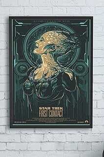 (13377) Star Trek Art Saatsal Çerçeveli Tablo (30 X 40cm)