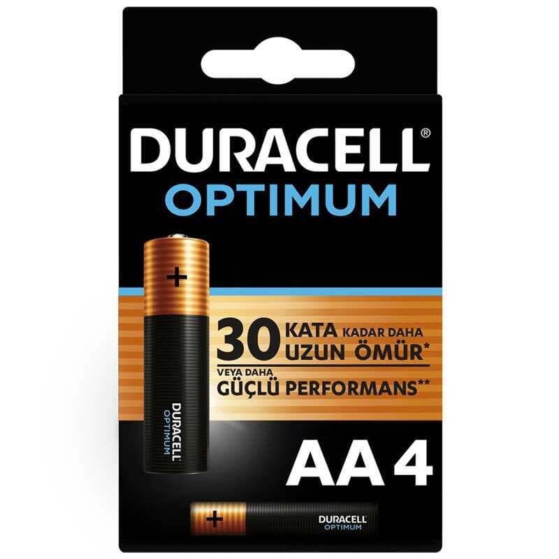 DURACELL OPTIMUM MX1500 1.5V ALKALIN AA KALEM PİL 4LÜ PAKET (4767)