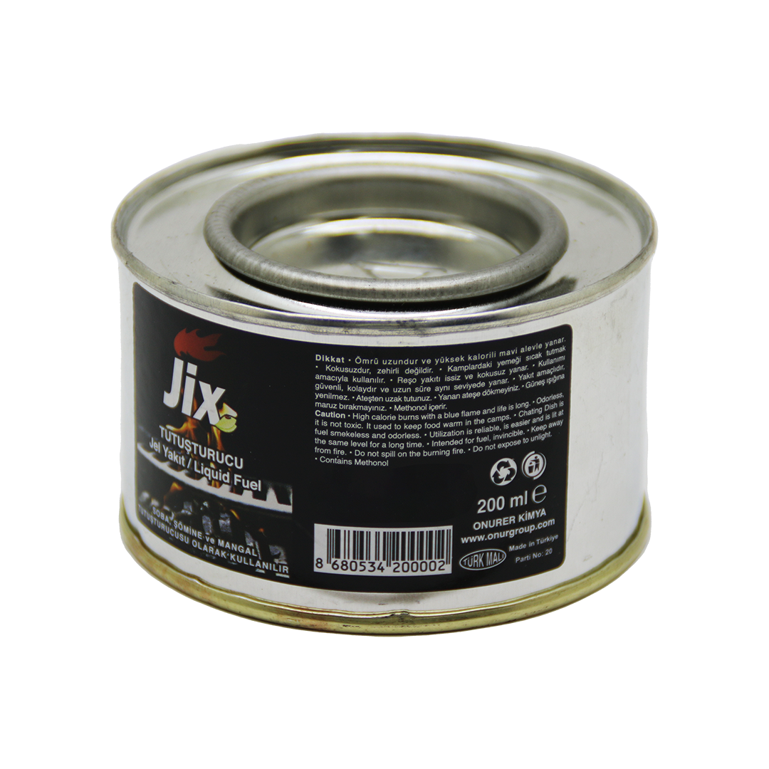 JİX TUTUŞTURUCU 200ML TENEKE JEL YAKIT (5430)
