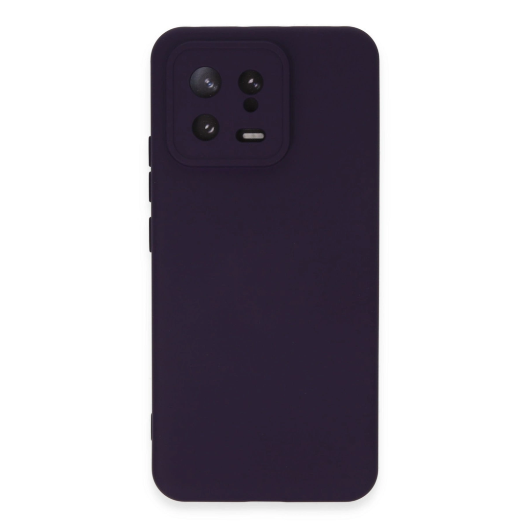Xiaomi Mi 13 Kılıf Nano İçi Kadife Silikon - Mor