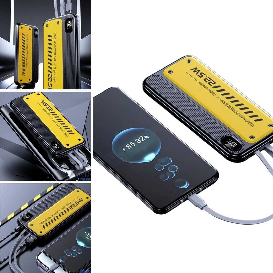 10000 mAh Hızlı Şarj Özellikli Aynı Anda 4 Cihazı Şarj Edebilen Powerbank (5430)