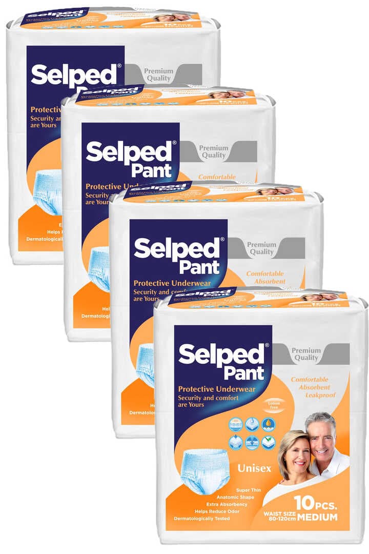 SELPED PANT Emici Külot Medium 4 Paket 40 Adet (4x10)