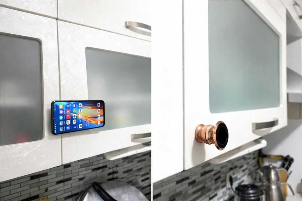 Metal Telefon Tutucu Torpidoya Yapışan Mıknatıslı