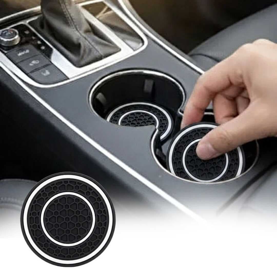 Silikon Araç Bardak Altlığı 70 mm – Kaymaz Telefon ve Para Tutucu Mat (5430)