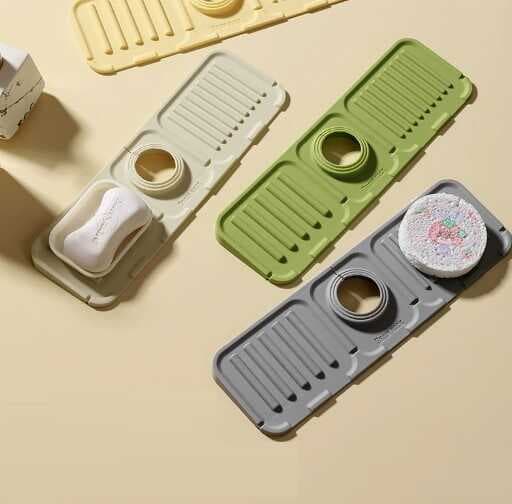 Mutfak Banyo Lavabo Kenarı Silikon Mat Gri