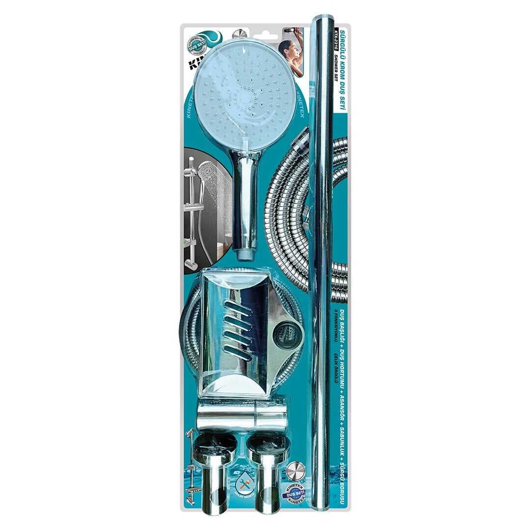 KROM - VAKUMLU  LÜKS  SÜRGÜLÜ DUŞ SETİ (5430)