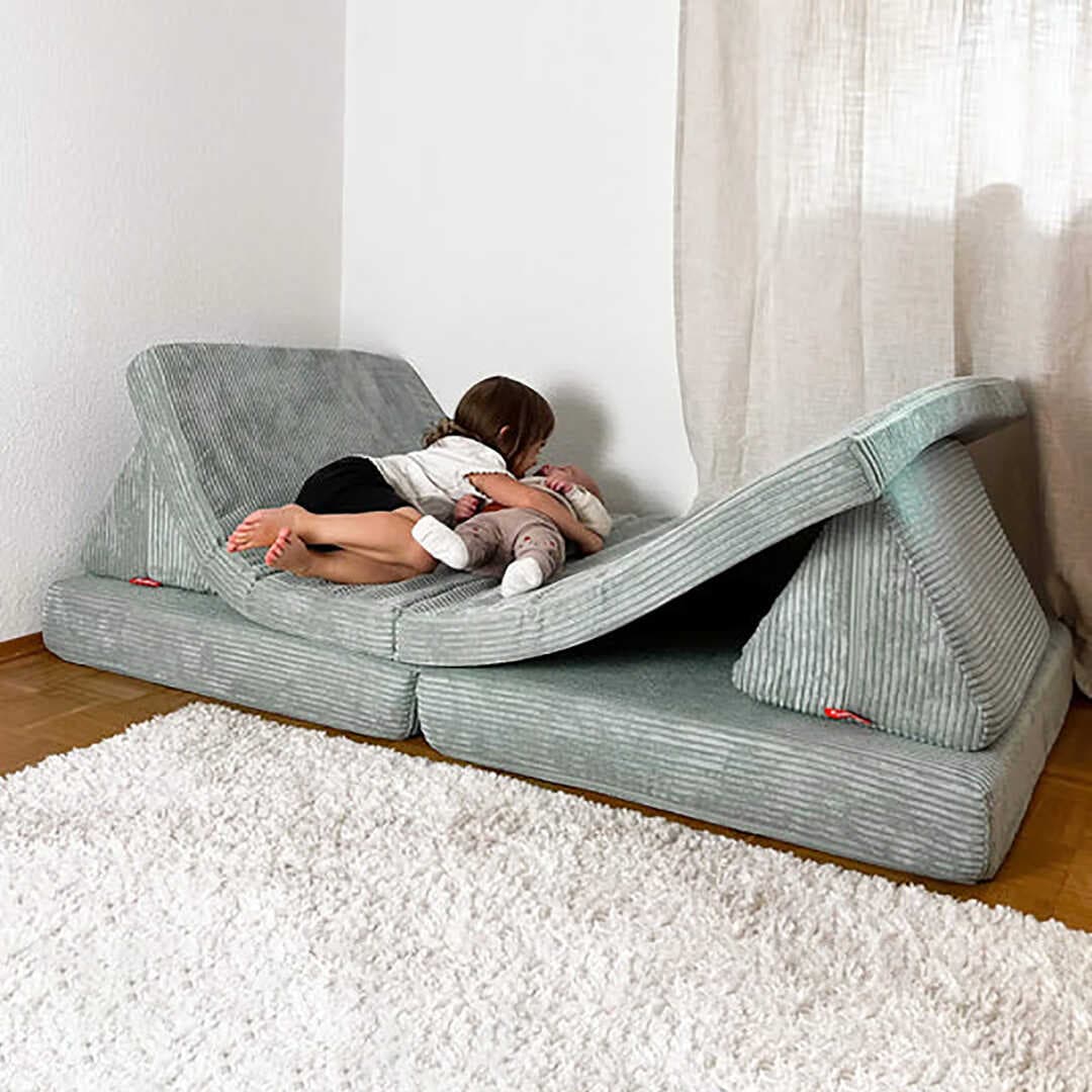 FUNZY Mini Funzy Oyun Parkuru çocuk Kanepesi seti Modüler, Yaratıcı, Yer Tasarruflu & Oeko Teks 100