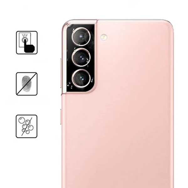 ALLY SM Galaxy S21 HD 3D Full Tempered Cam Kamera Koruyucu-(5775)