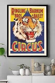 (15605) Circus Vitage Kavas Tablo 40 x 60