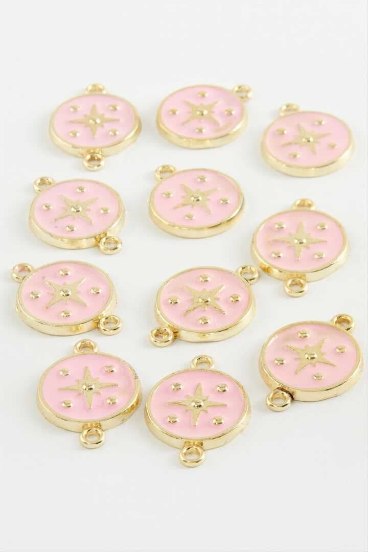 Yıldız Tek Kulplu Mineli Bileklik ve Kolye Ucu Aparatı 1 Adet