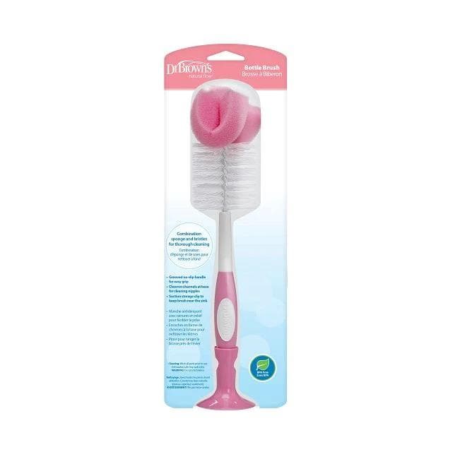 Dr. Brown's Pembe Biberon & Emzik Fırçası