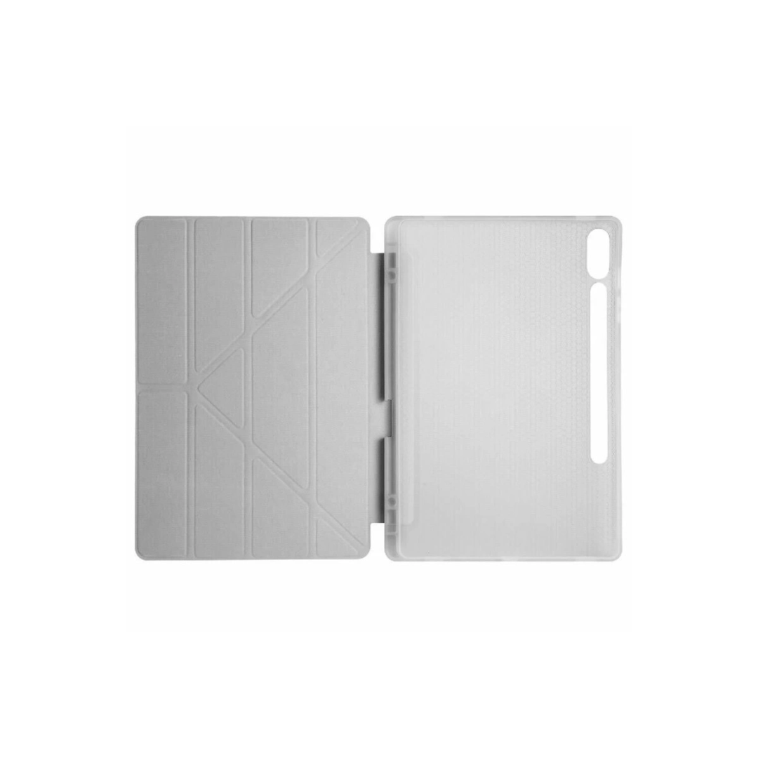 Samsung Galaxy X510 Tab S9 Fe 11 Kılıf Kalemlikli Mars Tablet Kılıfı - Gri